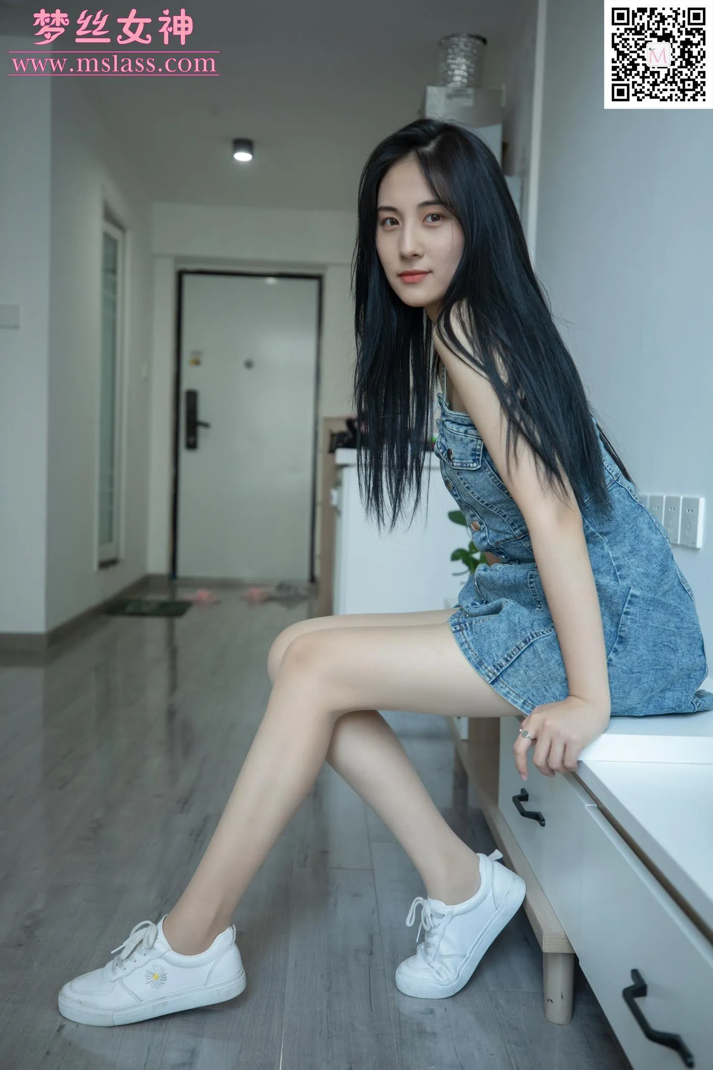 [MSLASS梦丝女神] 2020.06.27 NO.116 小允儿 牛仔连衣裙 [62P]插图9